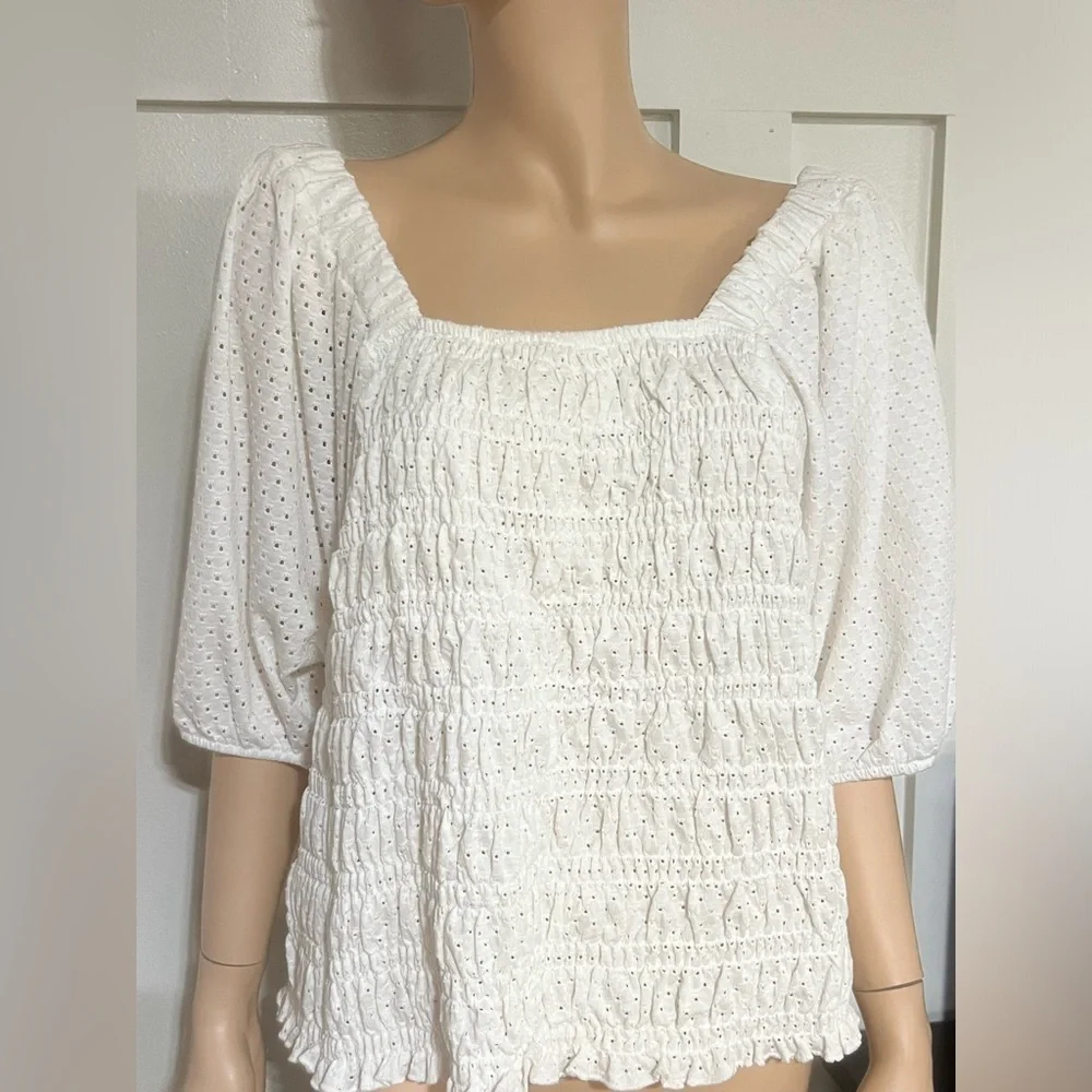 BB DAKOTA Steve Madden Smock My Way Top Womens Size 3X NWT